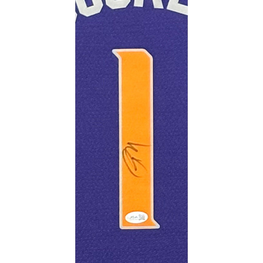 Devin Booker Framed Jersey JSA Autographed Signed Phoenix Suns