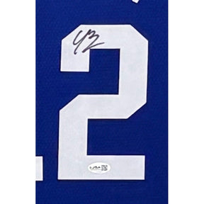 Cameron Boozer Framed Jersey JSA Autographed Signed Duke Cam