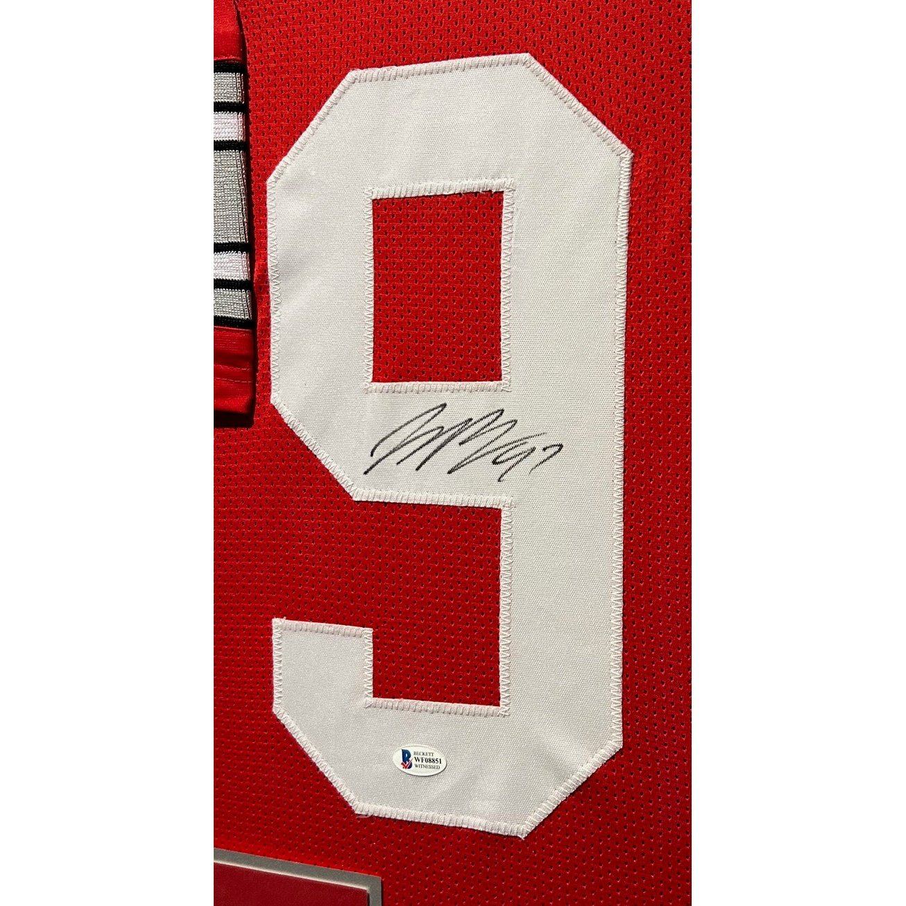 Joey Bosa Framed Jersey Beckett Autographed Signed OSU Ohio State Chargers