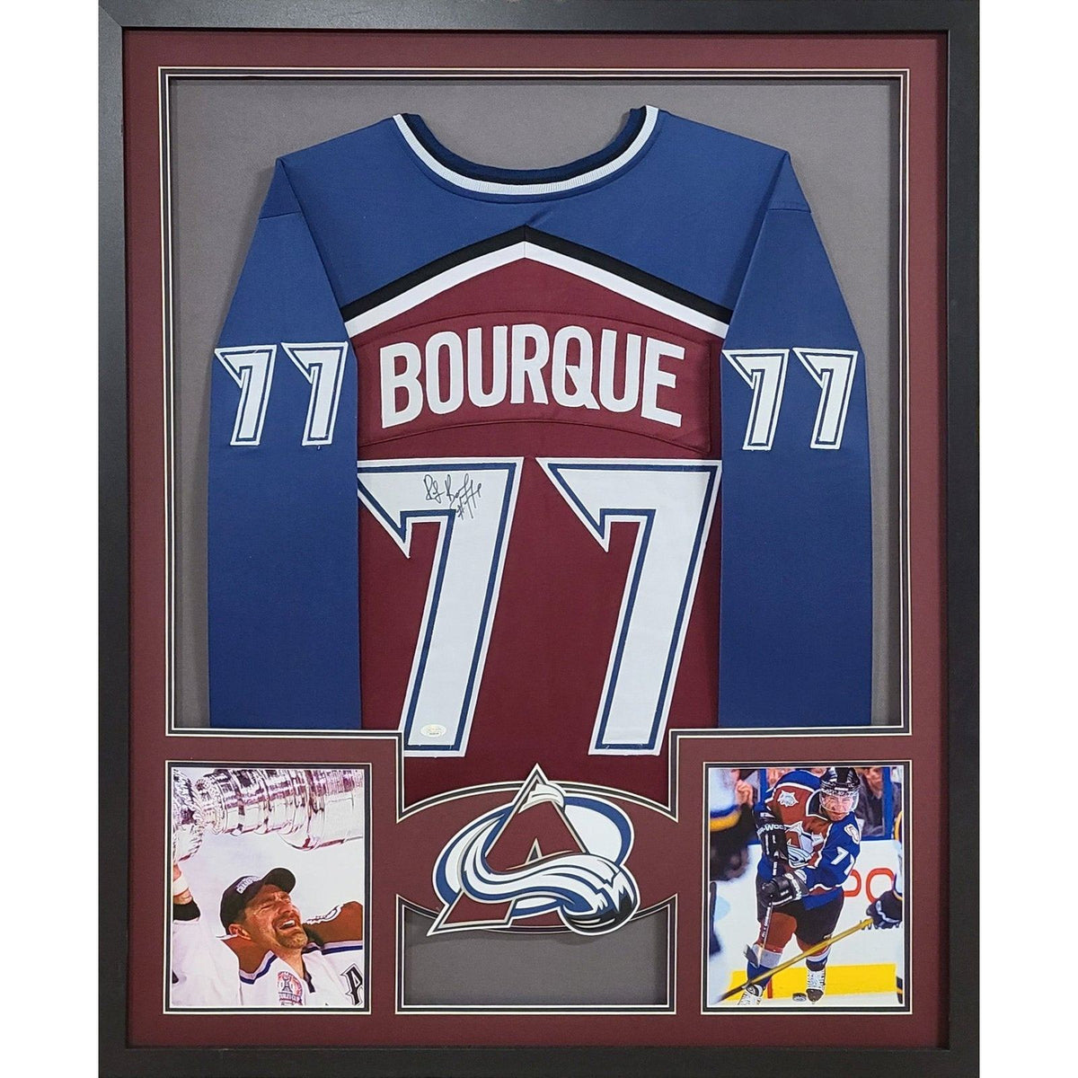 Ray Bourque Framed Signed Avalanche Jersey JSA Autographed Signed