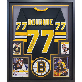 Ray Bourque Framed Signed Black Jersey JSA Autographed Signed Boston Bruins