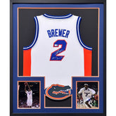 Corey Brewer Framed Signed Jersey Beckett Autographed Florida Gators