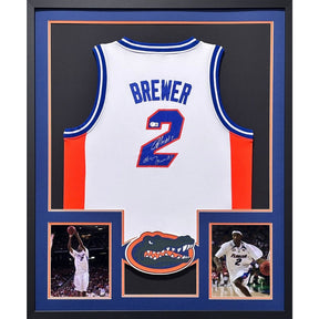 Corey Brewer Framed Signed Jersey Beckett Autographed Florida Gators