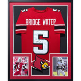 Teddy Bridgewater Framed Signed Jersey JSA Autographed Louisville