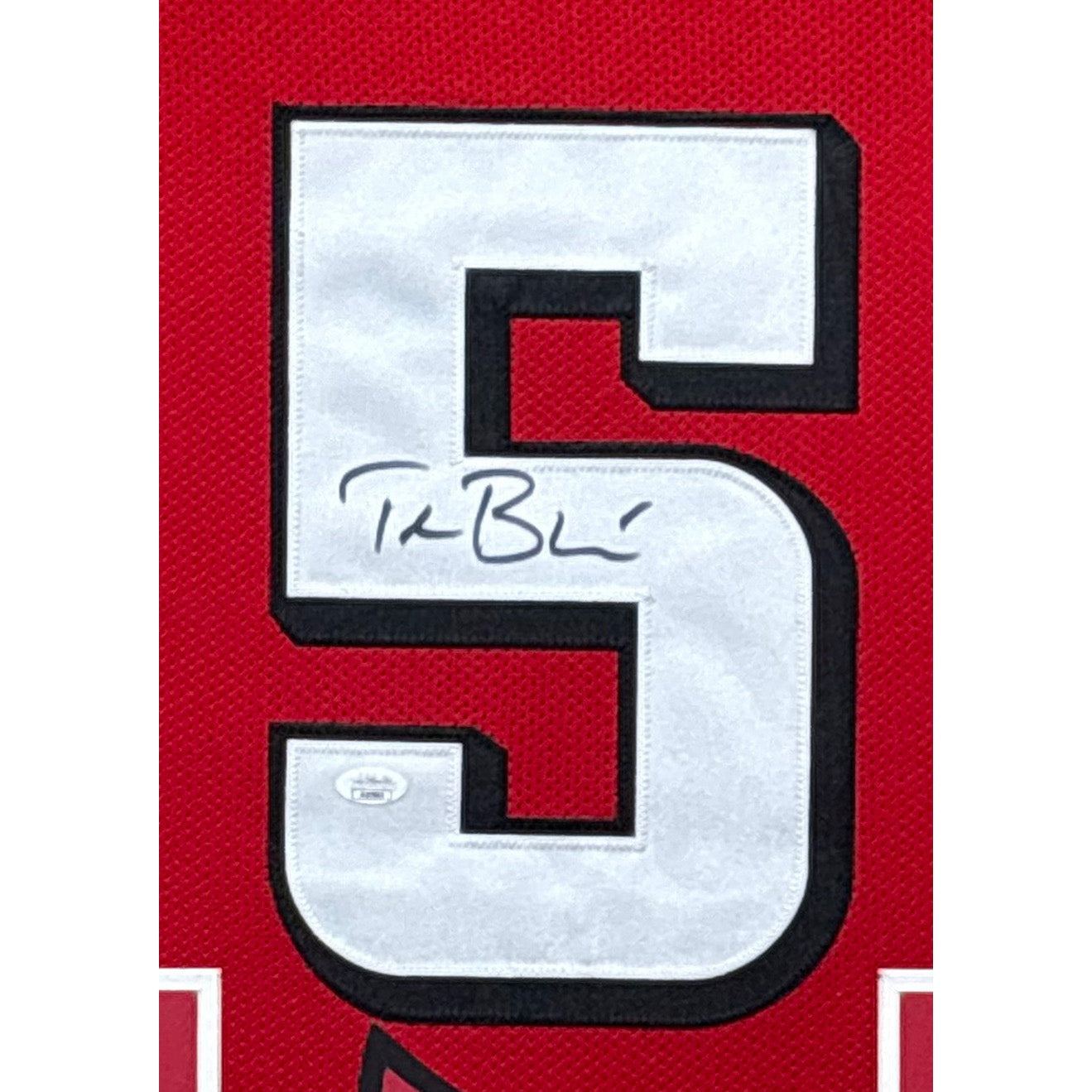 Teddy Bridgewater Framed Signed Jersey JSA Autographed Louisville