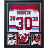 Martin Brodeur Framed Signed Jersey JSA Autographed New Jersey Devils CR