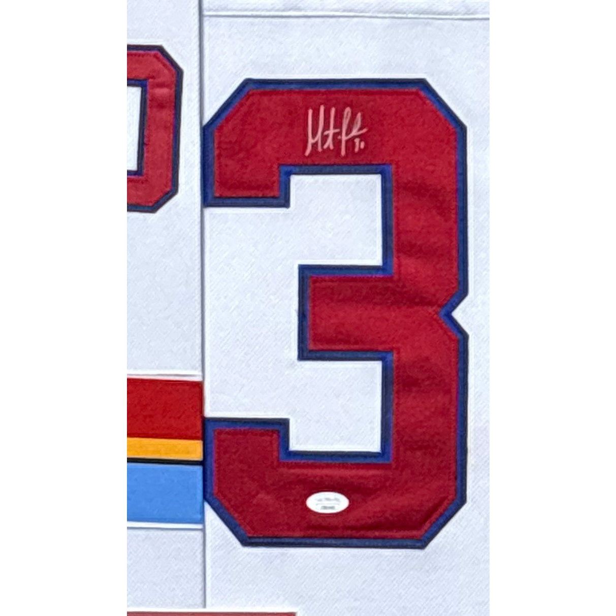 Martin Brodeur Framed Signed Jersey JSA Autographed New Jersey Devils CR