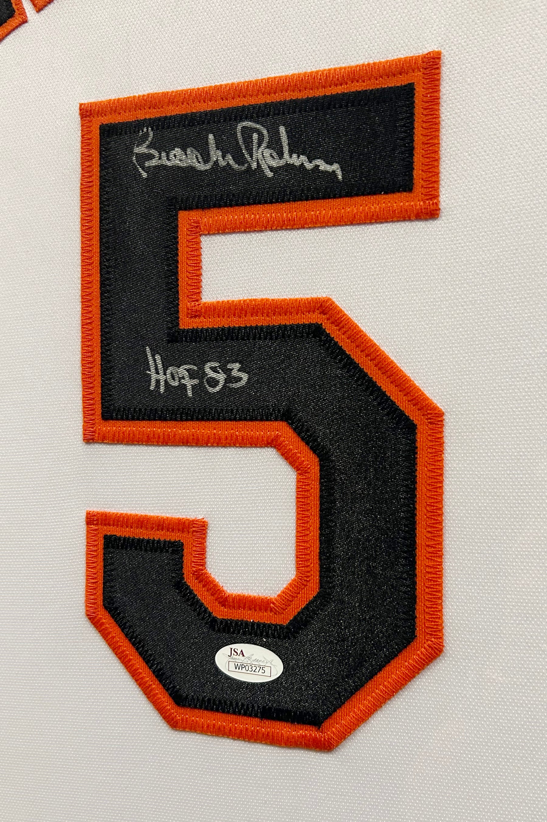 Brooks Robinson Signed Framed Jersey JSA Autographed Baltimore Orioles