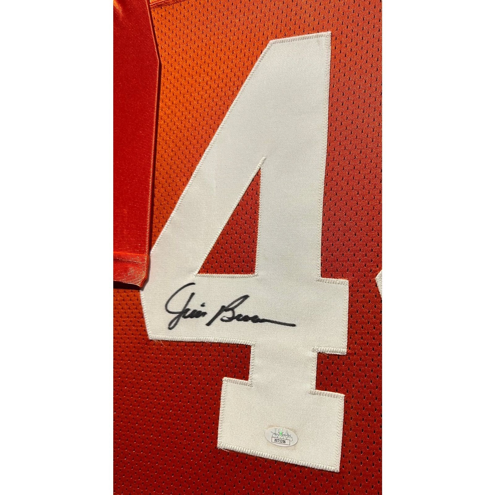 Jim Brown Framed Signed Jersey JSA Autographed Signed Cleveland Browns