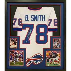 Bruce Smith Signed Framed Jersey JSA Autographed Buffalo Bills