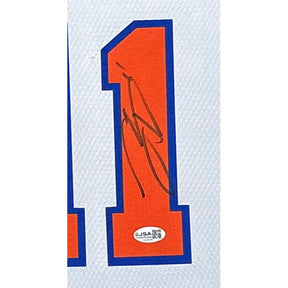 Jalen Brunson Framed Signed Jersey JSA Autographed New York Knicks