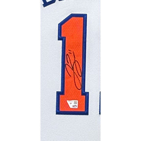 Jalen Brunson Framed Signed Jersey Fanatics Autographed New York Knicks