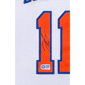 Jalen Brunson Framed Signed Jersey PC COA Autographed New York Knicks