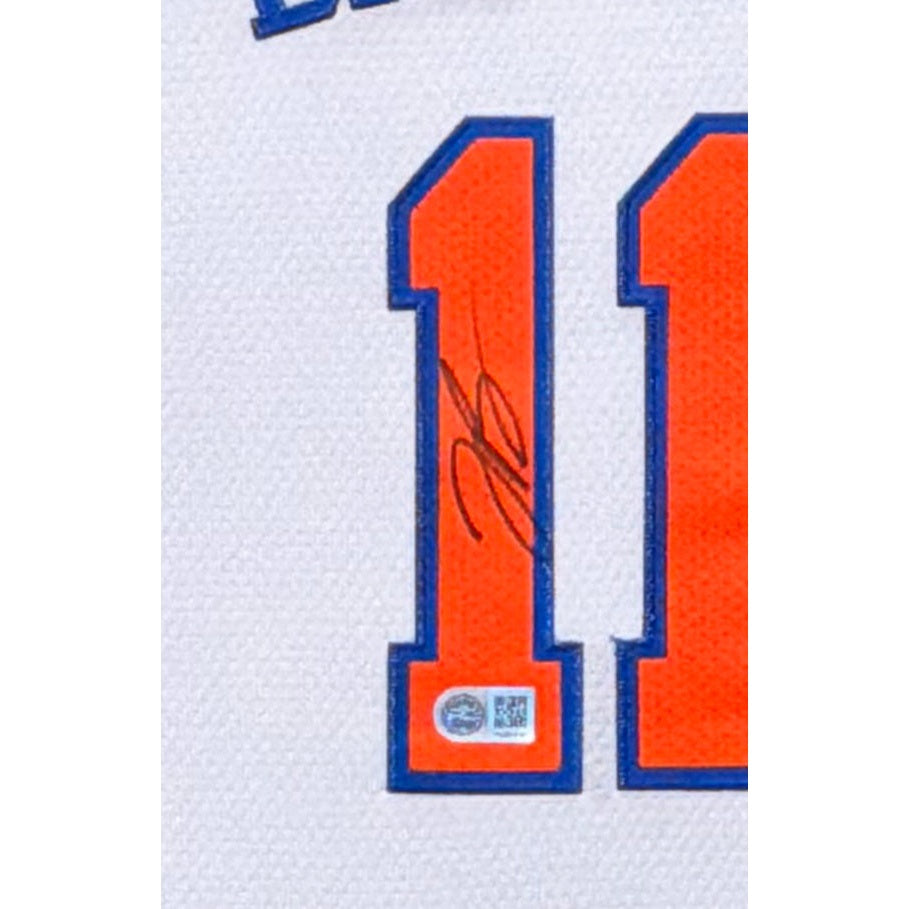 Jalen Brunson Framed Signed Jersey PC COA Autographed New York Knicks