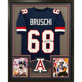 Tedy Bruschi Framed Signed Jersey Beckett Autographed Arizona Wildcats