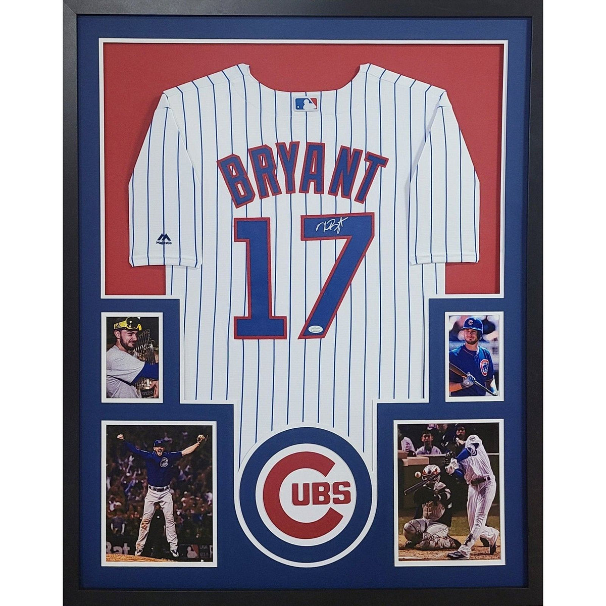 Kris Bryant Framed Signed Jersey JSA Autographed Chicago Cubs