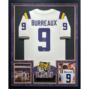 Joe Burrow Burreaux Framed Signed LMTD Jersey Fanatics LSU Tigers Autographed