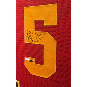 Reggie Bush Signed Framed Jersey JSA Autographed USC Southern Cal