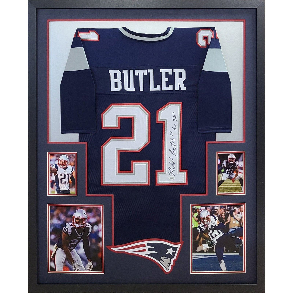 Malcolm Butler Signed Framed Jersey JSA Autographed New England Patriots