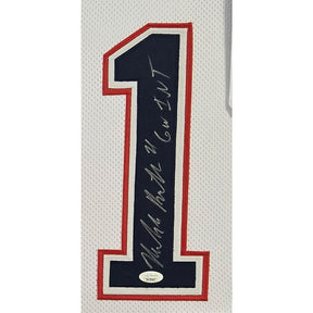 Malcolm Butler Signed Framed White Jersey JSA Autographed Patriots