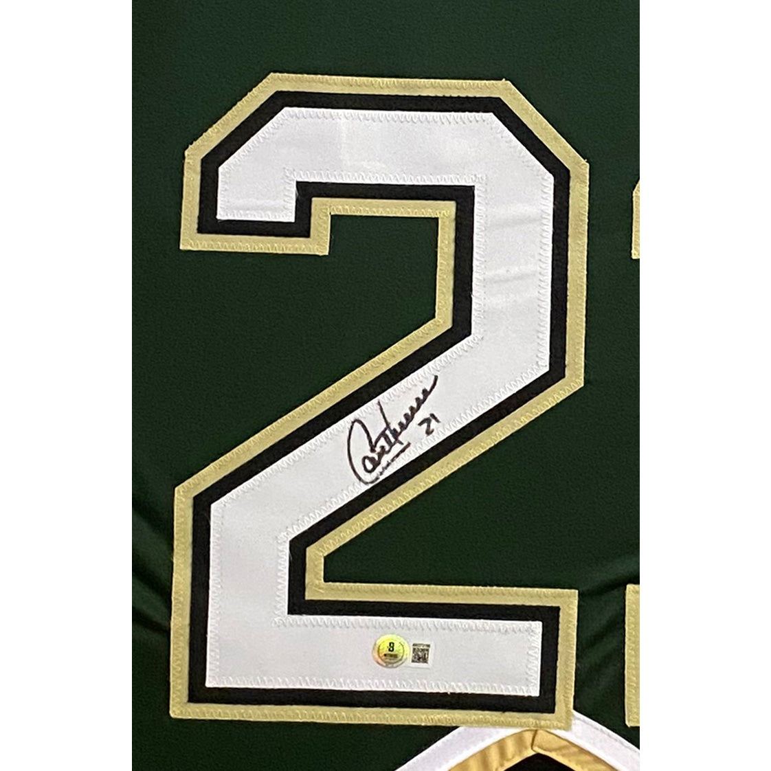 Guy Carbonneau Signed Framed Jersey Dallas Stars Beckett Autographed