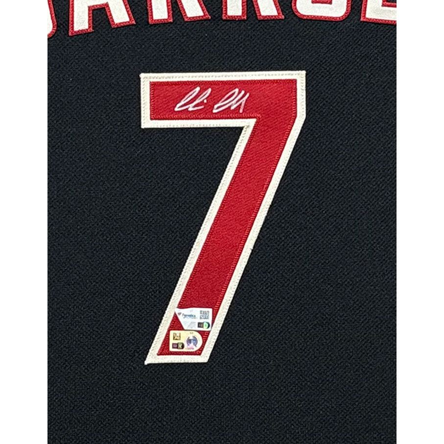 Corbin Carroll Framed Jersey MLB COA Autographed Signed Arizona Diamondbacks