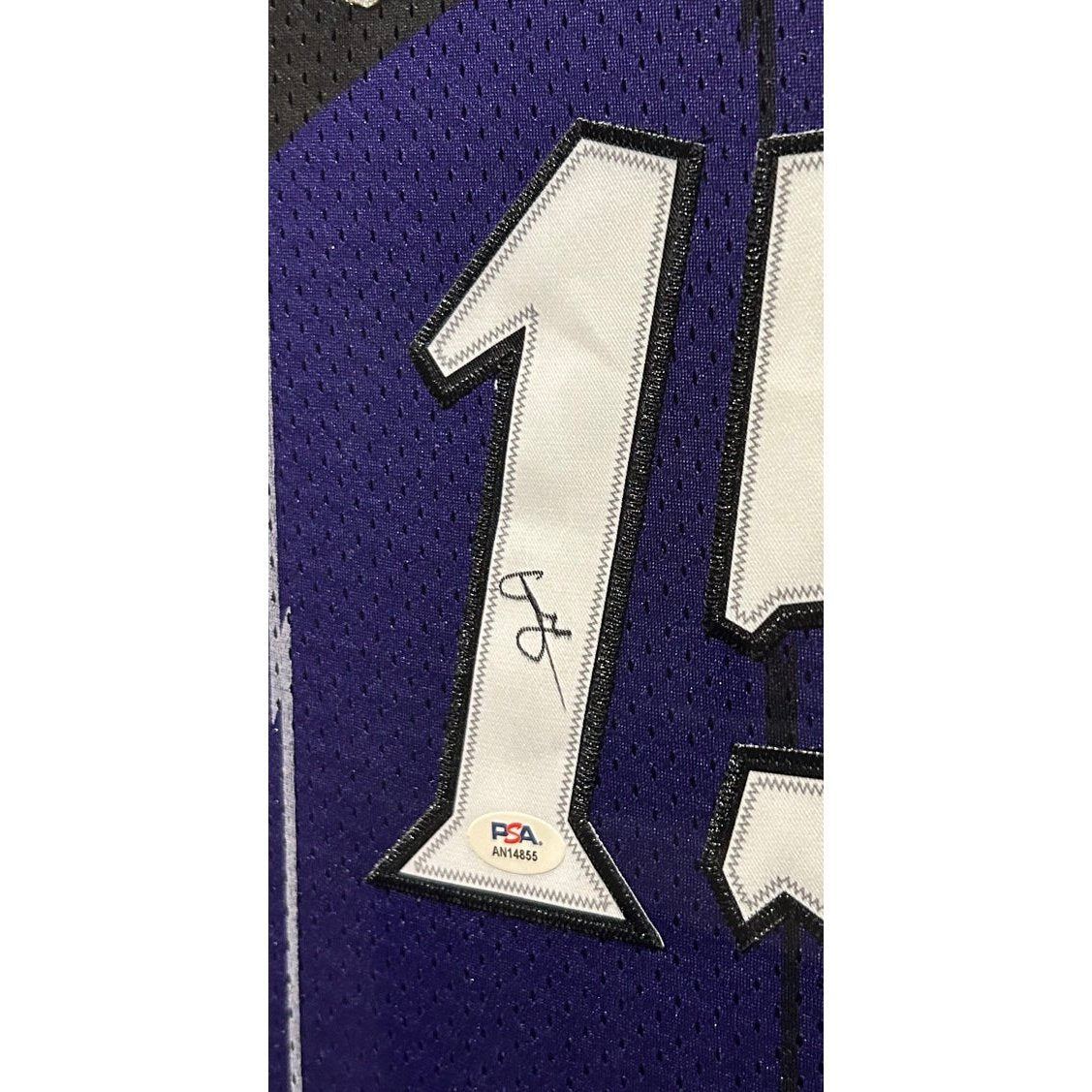 Vince Carter Framed Signed Jersey PSA/DNA Autographed Toronto Raptors