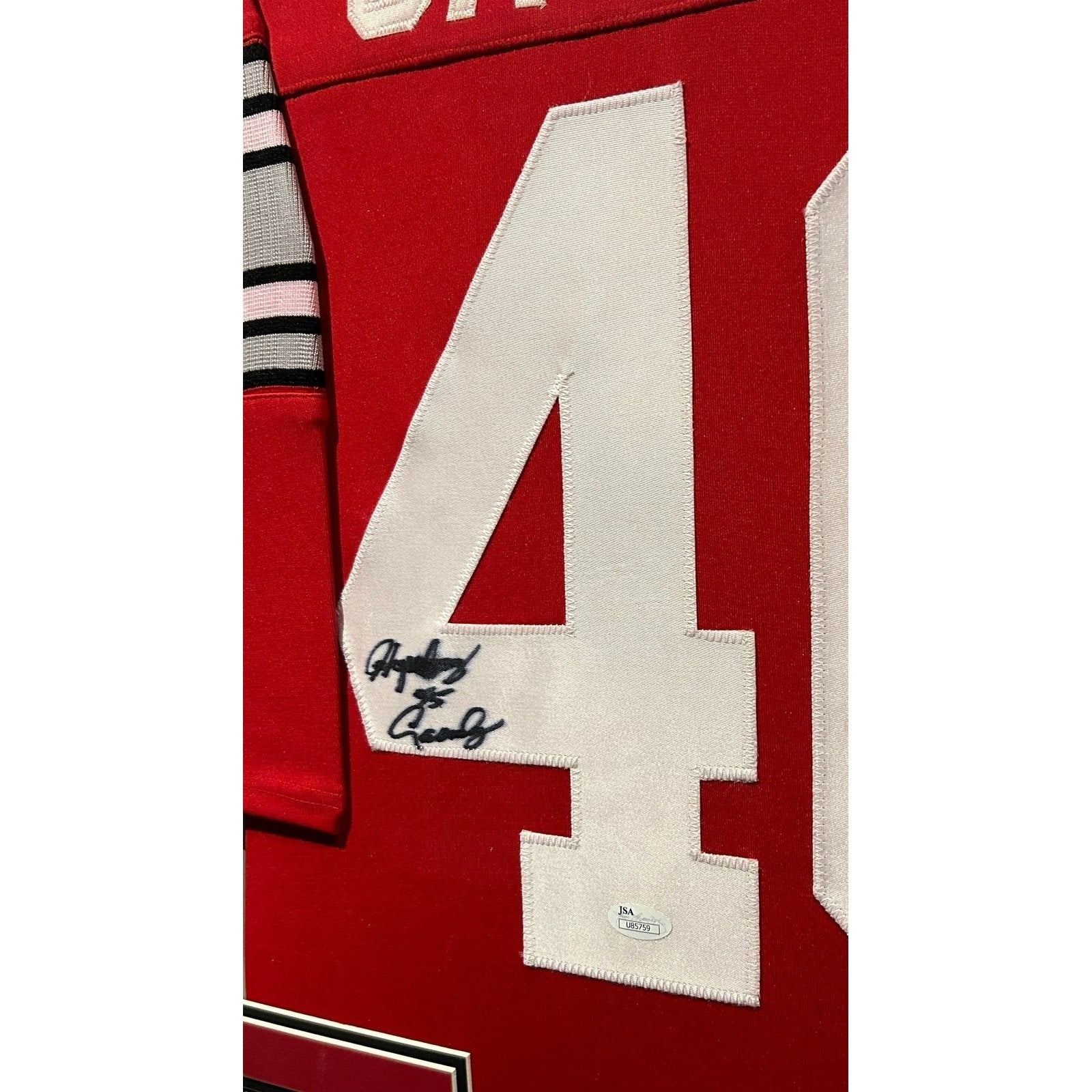 Howard Cassady Signed Framed Jersey JSA Autographed Ohio State OSU HW