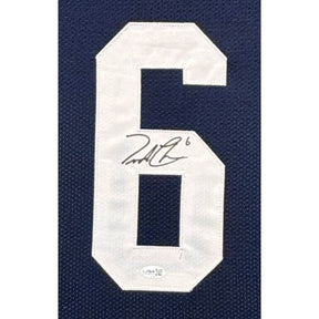 Trinidad Chambliss Signed Framed Navy Jersey JSA Autographed Ole Miss