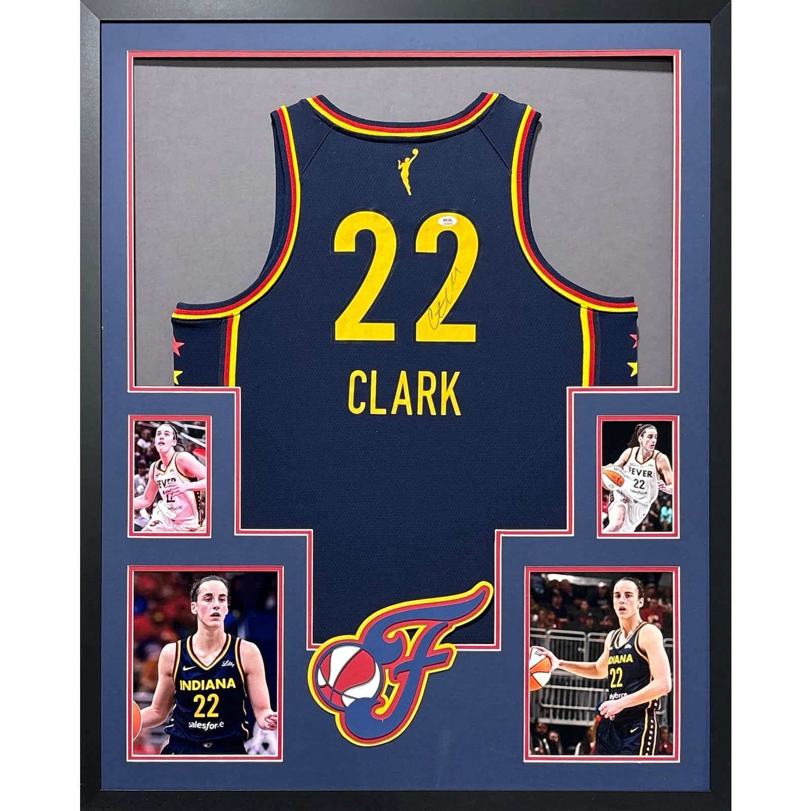 Caitlin Clark Framed Signed Indiana Fever Jersey PSA/DNA Autographed 4PN