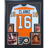 Bobby Clarke Framed Jersey PSA/DNA Autographed Signed Philadelphia Flyers