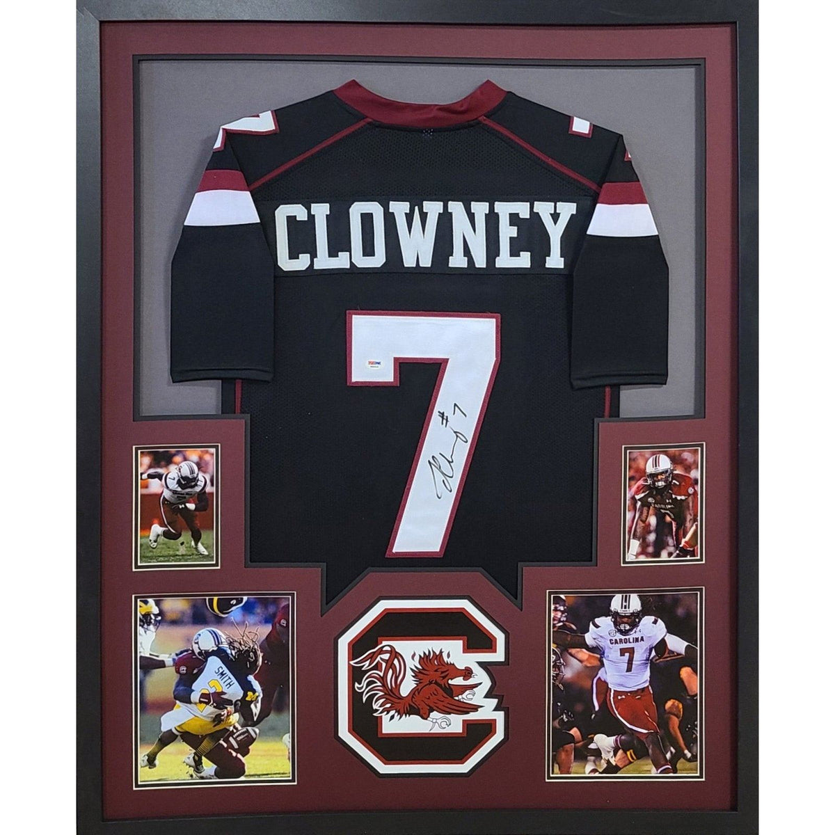 Jadeveon Clowney Signed Framed Jersey PSA/DNA Autographed South Carolina