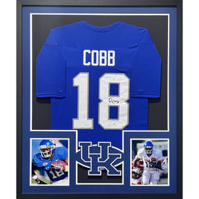 Randall Cobb Framed Signed Jersey JSA Autographed Kentucky Wildcats