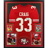 Roger Craig Framed Signed Jersey Beckett Autographed San Francisco 49ers