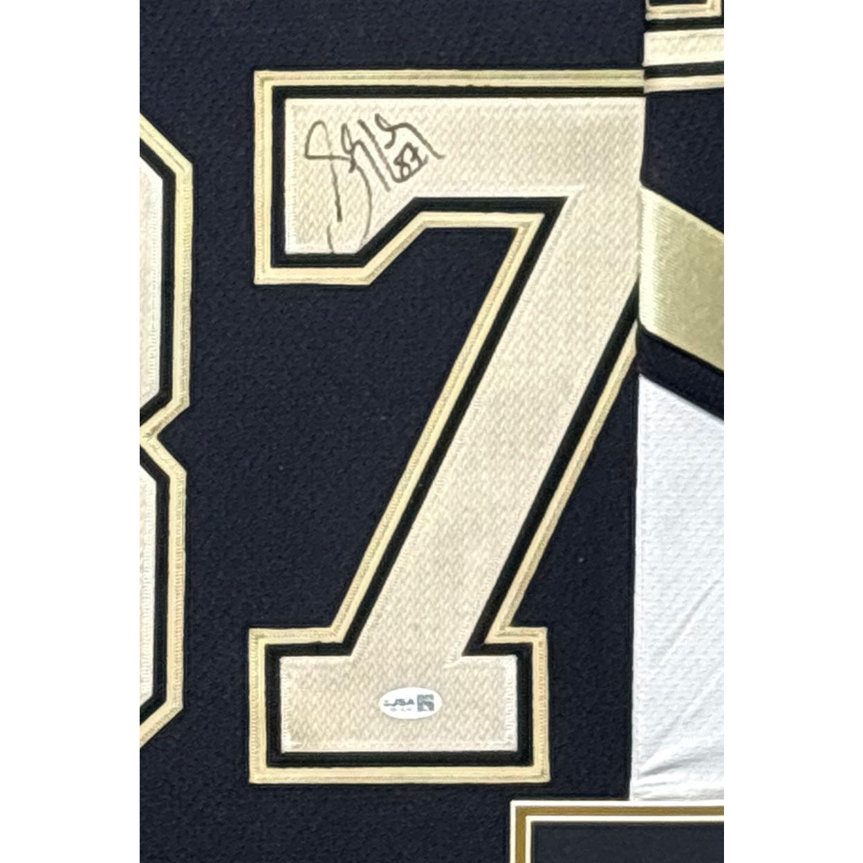 Sidney Crosby Framed Signed Jersey JSA Autographed Pittsburgh Penguins GJ