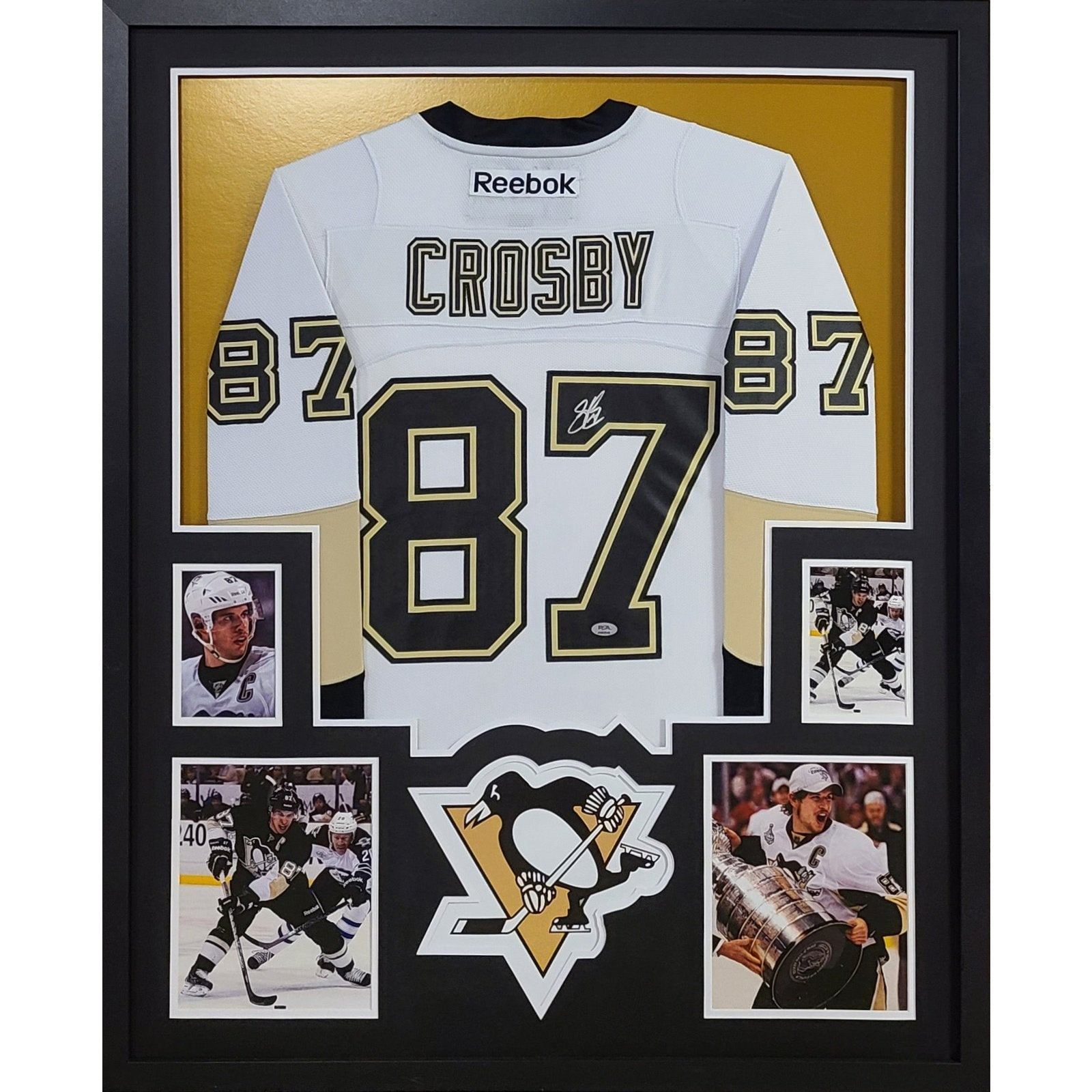 Sidney Crosby Framed Signed Jersey PSA/DNA Autographed Pittsburgh Penguins