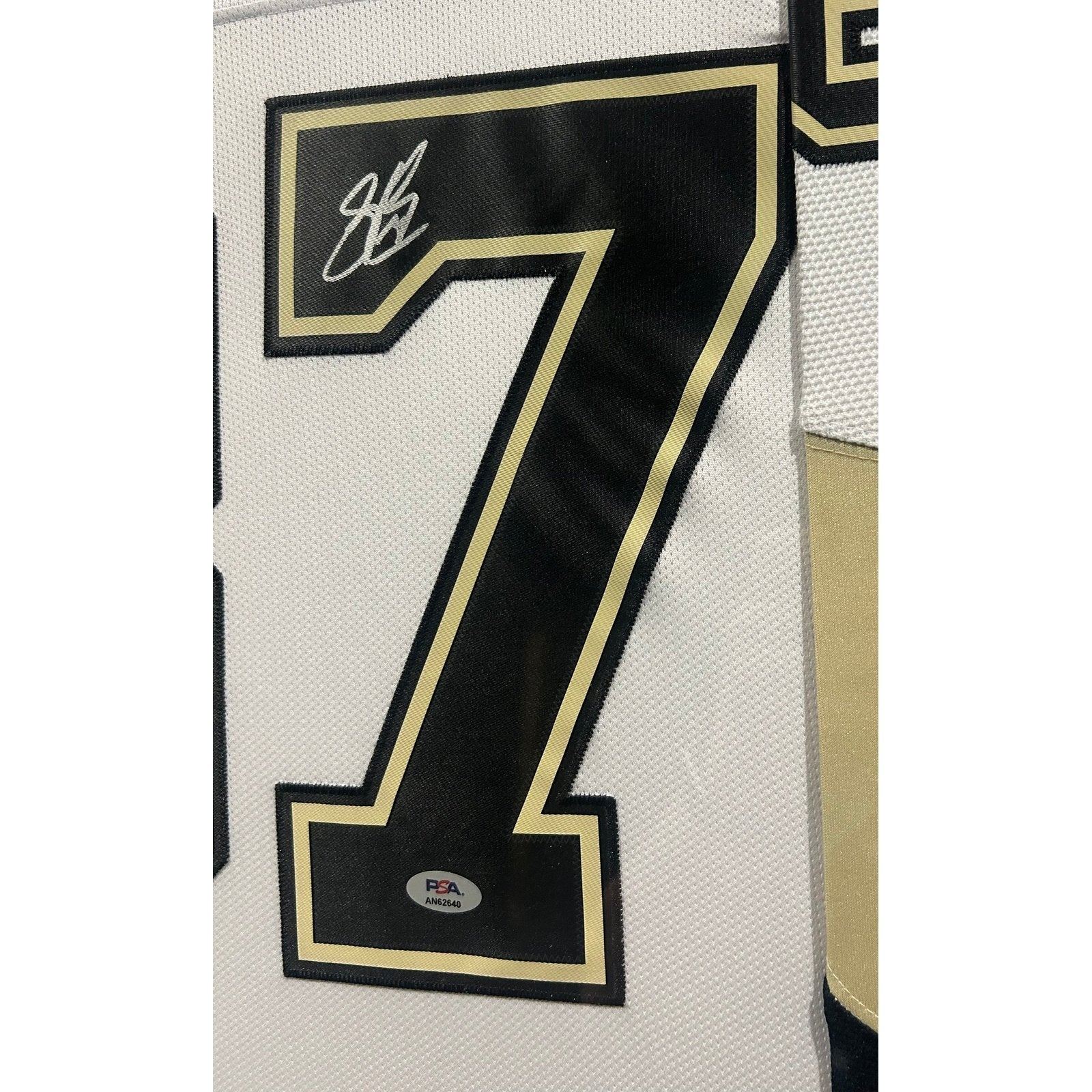 Sidney Crosby Framed Signed Jersey PSA/DNA Autographed Pittsburgh Penguins