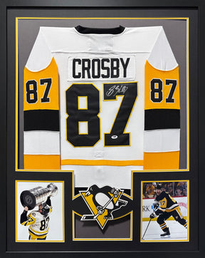 Sidney Crosby Framed Signed Jersey PSA/DNA Autographed Penguins CH