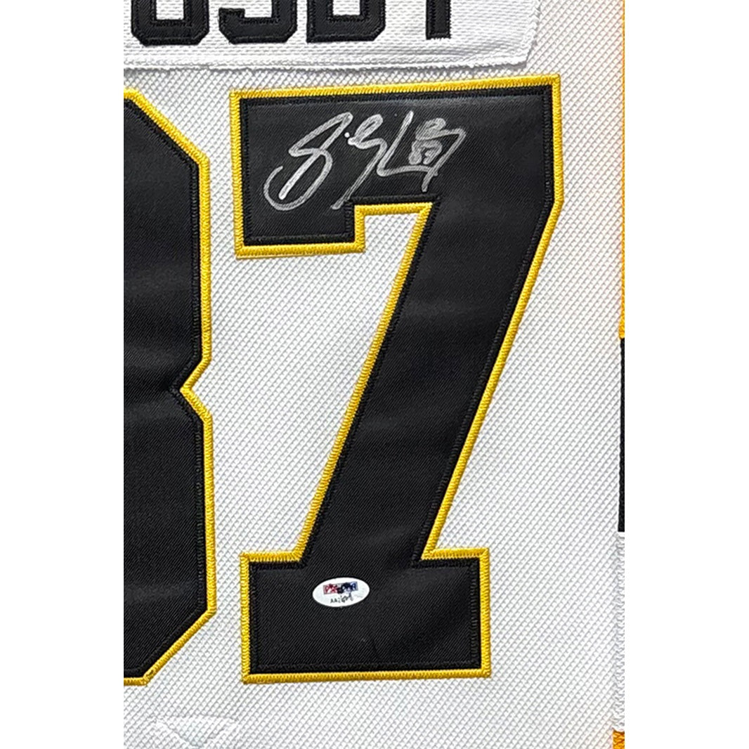 Sidney Crosby Framed Signed Jersey PSA/DNA Autographed Penguins CH