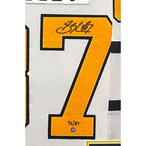 Sidney Crosby Framed Signed Jersey Frameworth Autographed Penguins Fenway
