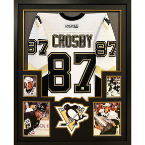 Sidney Crosby Framed Signed Jersey Frameworth Autographed Pittsburgh Penguins