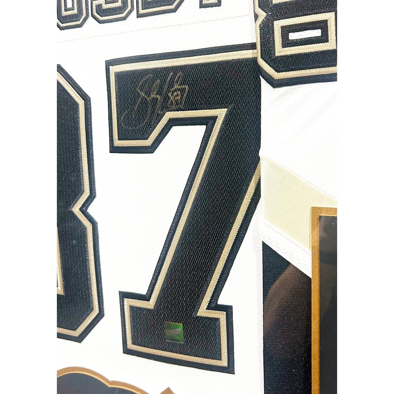 Sidney Crosby Framed Signed Jersey Frameworth Autographed Pittsburgh Penguins