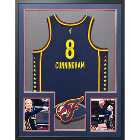 Sophie Cunningham Framed Signed Indiana Fever Jersey PSA/DNA Autographed