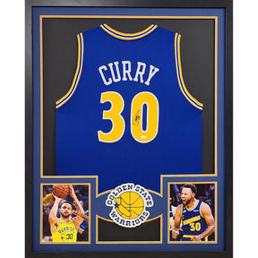 Stephen Curry Framed Signed TB Jersey JSA Warriors Autographed Steph