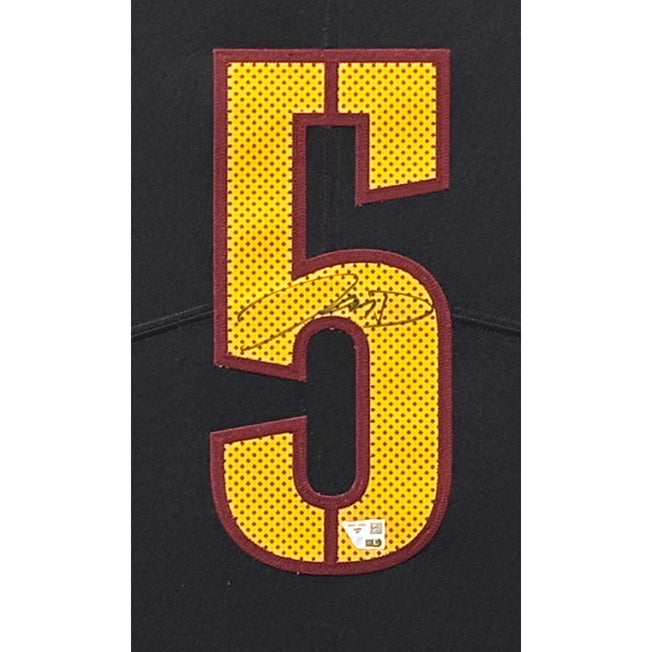 Jayden Daniels Framed Black Jersey Fanatics Autographed Signed Commanders