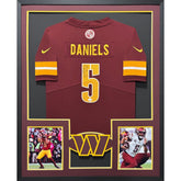 Jayden Daniels Framed Jersey JSA Autographed Signed Washington Commanders