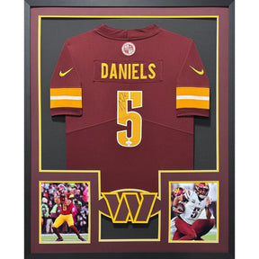 Jayden Daniels Framed Jersey JSA Autographed Signed Washington Commanders