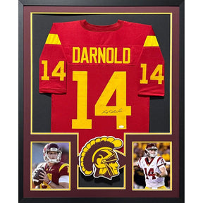 Sam Darnold Framed Signed USC Jersey JSA COA Autographed