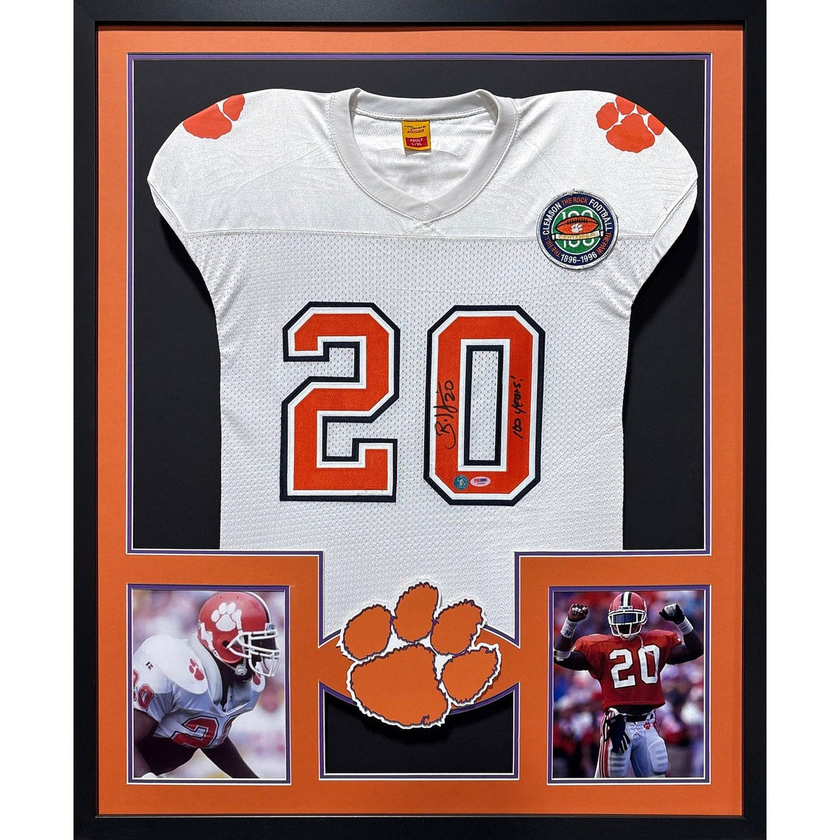 Brian Dawkins Signed Jersey PSA/DNA Autographed Clemson Tigers Eagles