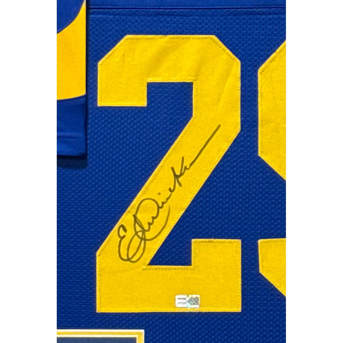 Eric Dickerson Signed Framed Jersey Tristar Autographed Los Angeles Rams